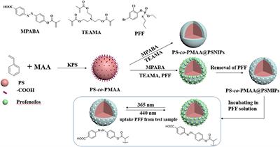 Photoresponsive Surface Molecularly Imprinted Polymers for the Detection of Profenofos in Tomato and Mangosteen